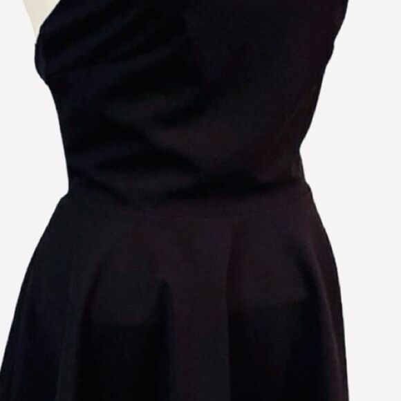 TRAC Crisscross Tie Exposed Back Fit & Flare Mini Party Dress - Picture 8 of 11